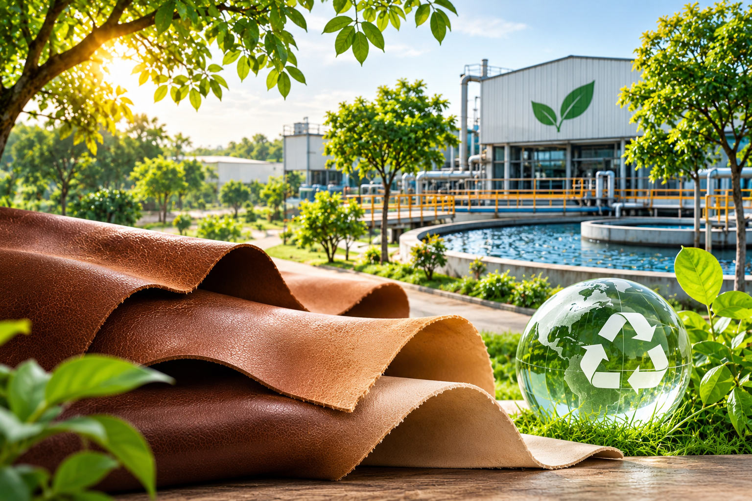 Sustainable leather manufacturing